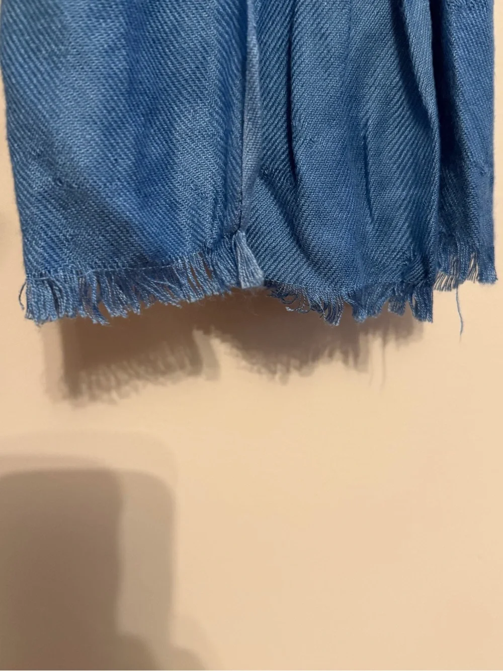 Jones New York Light Blue Viscose Scarf